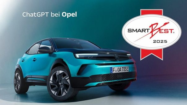 „SMARTBEST 2025“: Opel gewinnt AUTOBEST-Award für ChatGPT