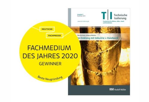 Fachmedium des Jahres 2020 – Medienaward für „Beste Neugründung“ geht an TI Technische Isolierung