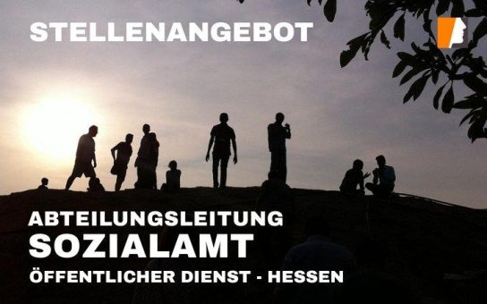 Stellenangebot Abteilungsleitung Sozialamt – Soziale Dienste & Soziale Sicherung