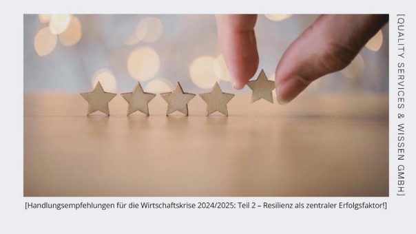 Handlungsempfehlungen für die Wirtschaftskrise 2024/2025: Teil 2 – Resilienz als zentraler Erfolgsfaktor!