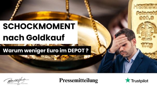 Der erste Blick ins Golddepot