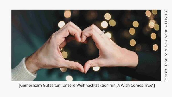 Gemeinsam Gutes tun: Unsere Weihnachtsaktion für „A Wish Comes True“