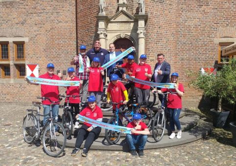 „Ome Joop’s Tour“ zum ersten Mal mit Kalkarer Jugend- Radfahrerteam