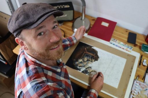 Illustrators in Residence: Werkstattbesuch bei Torben Kuhlmann