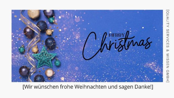 Wir wünschen frohe Weihnachten und sagen Danke!