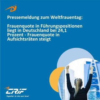 Weltfrauentag: Frauenquote in Führungspositionen liegt in Deutschland bei 24,1 Prozent