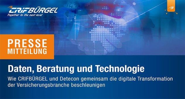 Daten, Beratung und Technologie – So beschleunigen CRIFBÜRGEL und Detecon die digitale Transformation der Versicherungsbranche