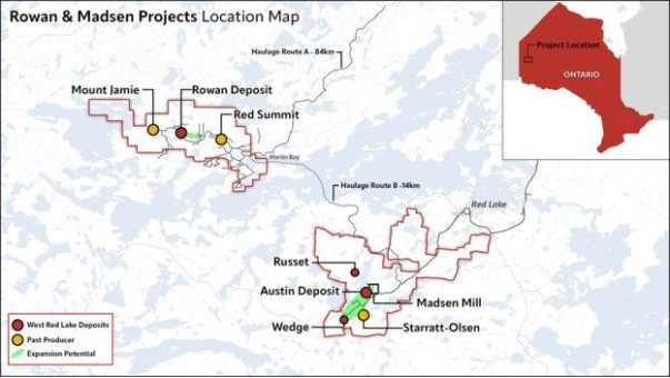 West Red Lake Gold schließt Kreditfazilität in Höhe von 35 Mio. US$ mit Nebari ab und gibt Inanspruchnahme von 15 Mio. US$ bekannt