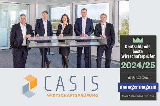 CASIS Wirtschaftsprüfung gehört dazu: Deutschlands beste Wirtschaftsprüfer 2024/25