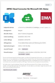 Gestärkte Sicherheitsarchitektur: Neues Firmware-Update für das Live-Archiv EMA von ARTEC IT Solutions