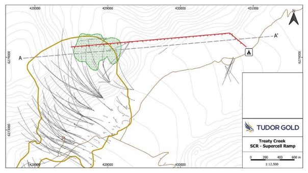 Tudor Gold intensiviert Exploration mit Genehmigungsverfahren für Bau unterirdischer Explorationsinfrastruktur zur Erweiterung und Abschluss der Bohrungen in der Zone Supercell One auf Treaty Creek