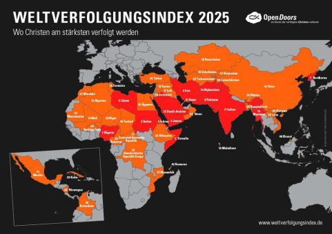 Hilfswerk Open Doors veröffentlicht Weltverfolgungsindex 2025