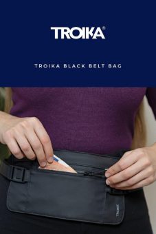 Gürteltasche TROIKA BLACK BELT BAG, alles schnell zur Hand im Business-Alltag