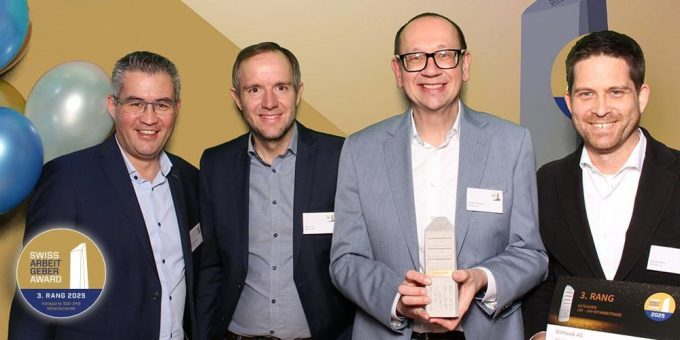 3. Rang für BitHawk bei den Swiss Arbeitgeber Awards