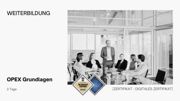 OPEX Grundlagen – 2-tägiges Seminar