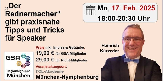 Wie kommen Trainer/Redner zu neuen Kunden? Info-Abend am 17.02.2025 – 18 Uhr in München