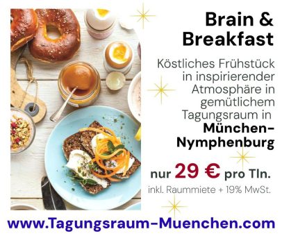 Frühstücksmeetings: Produktive Tagungen in entspannter Atmosphäre in München Nymphenburg