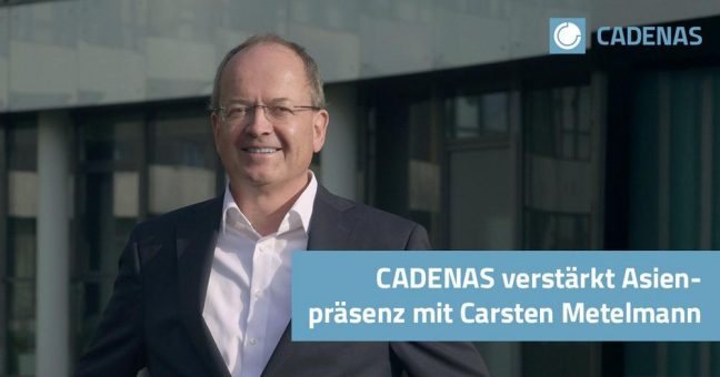 CADENAS verstärkt seine Präsenz in Asien mit Carsten Metelmann