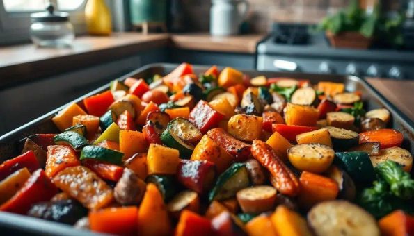 Einfach, gesund und köstlich: Veganes Ofengemüse vom Blech