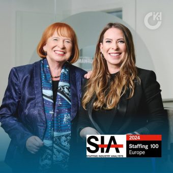 Ingrid Hofmann in die Hall of Fame der SIA Staffing 100 Europe aufgenommen