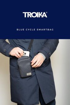 Smartphone Umhängetasche aus recyceltem Meeresplastik – BLUE CYCLE SMARTBAG