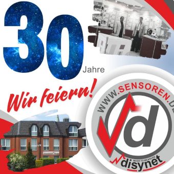 disynet GmbH feiert 30 Jahre Innovation in der Sensor- und Messtechnik