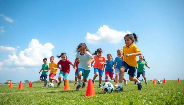 Ein spaßiger und effektiver Trainingsplan für Fußballkinder