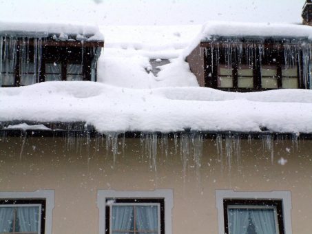 Wenn es das Dach eiskalt erwischt