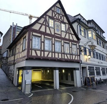 Stadtwerke Schwäbisch Hall sanieren Parkhaus Alte Brauerei in Schwäbisch Haller Innenstadt