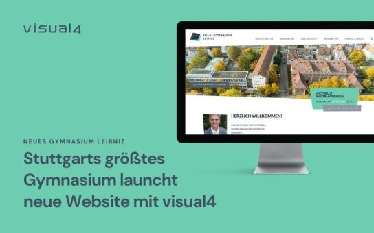 Moderne Schulkommunikation: Stuttgarts größtes Gymnasium launcht neue Website mit visual4