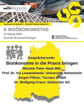 Ehrenvoller Bioökonomietag Baden-Württemberg 2025 für TECNARO!