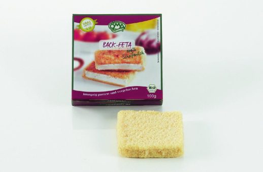 ÖMA Back-Feta in Graspapier-Verpackung