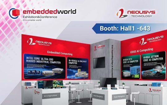 Neousys stellt auf der Embedded World 2025 die neuesten NVIDIA®- und Intel® Core™ Ultra 200-Computer vor