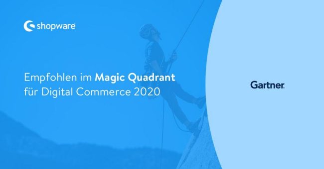 Shopware erstmals Teil von Gartners Magic Quadrant