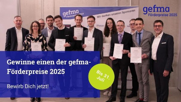 Nächste Chance für den Nachwuchs im Facility Management: Bewerbungsphase für gefma-Förderpreise 2025 gestartet