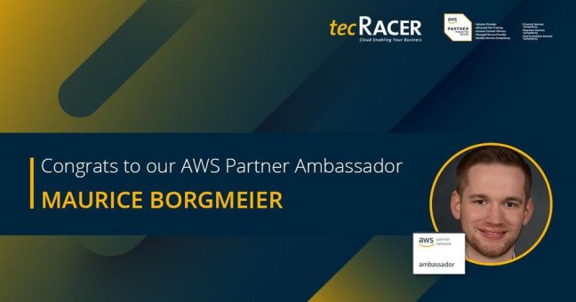 Unser Cloud Consultant & Trainer Maurice Borgmeier ist „AWS Ambassador“