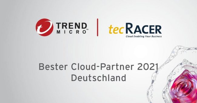 Trend Micro benennt tecRacer als „Bester Cloud-Partner 2021“