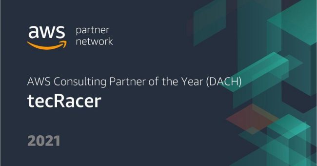 tecRacer ist “AWS Consulting Partner of the Year DACH” 2021