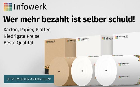 Infowerk Materials: Jetzt auch attraktiver Zugang zu Karton