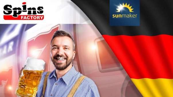 sunmaker Deutschand startet auf Spinsfactory.com